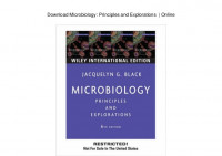 Microbiology Principles And Explorations