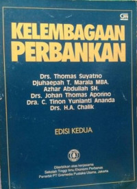 Kelembagaan Perbankan