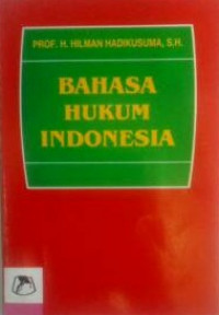 Bahasa Hukum Indonesia