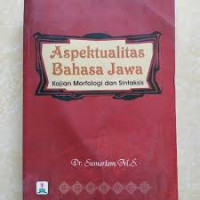 Aspektualitas Bahasa Jawa Kajian Morfologi dan Sintaksis