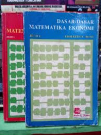 Dasar Dasar Matematika Ekonomi