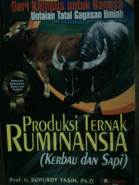 Produksi Ternak Ruminansa ( Kerbau dan Sapi)