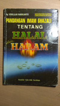 Pandangan Imam Ghazali Tentang Halal Haram