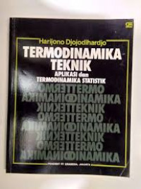 Termodinamika Teknik Aplikasi dan Termodinamika Statistik