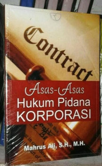 Asas-Asas Hukum Pidana Korporasi