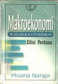 Makroekonomi: Teori, Masalah, dan Kebijakan