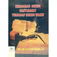 Kesadaran Hukum Masyarakat Terhadap Hukum Waris