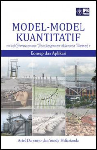 Model -Model Kuantitatif untuk  Perencanaan Pembangunan Ekkonomi Daerah